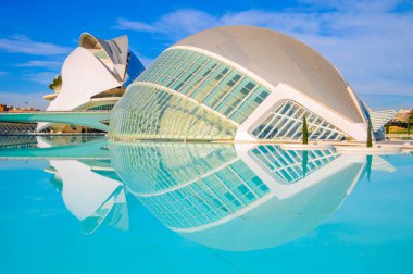 Valencia, İspanya 'da Sanat ve Bilim Şehri.