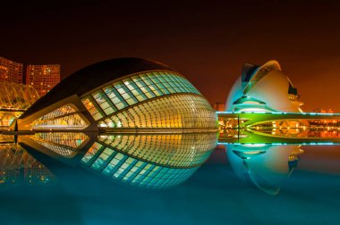 Valencia, İspanya 'da Sanat ve Bilim Şehri.