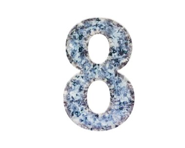 Klasik ve güzel yazı tipi veya mektup doğal mermer doku tarzı