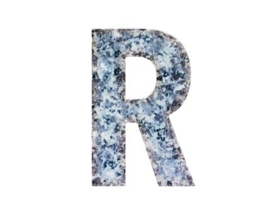 Klasik ve güzel yazı tipi veya mektup doğal mermer doku tarzı