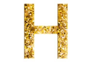 Soyut sarı kristalize ve renk tonu yazı tipi krem 