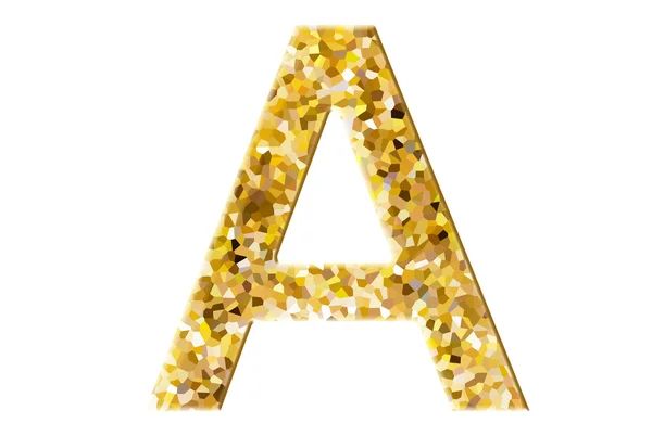 結晶化する抽象的な黄色とクリーム色のトーン フォント — ストック写真