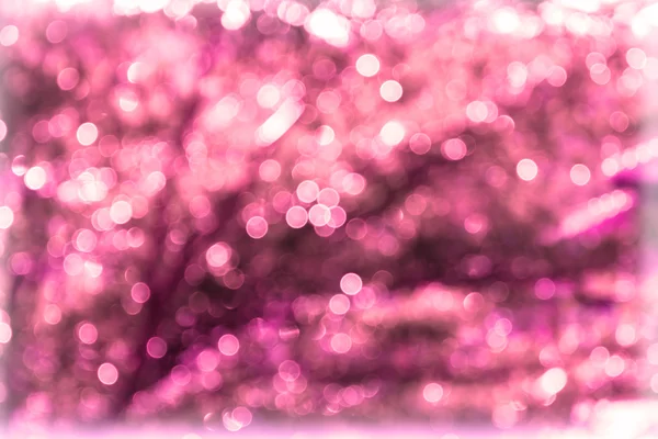 甘いロマンチックな光ピンク背景のボケ味 — ストック写真