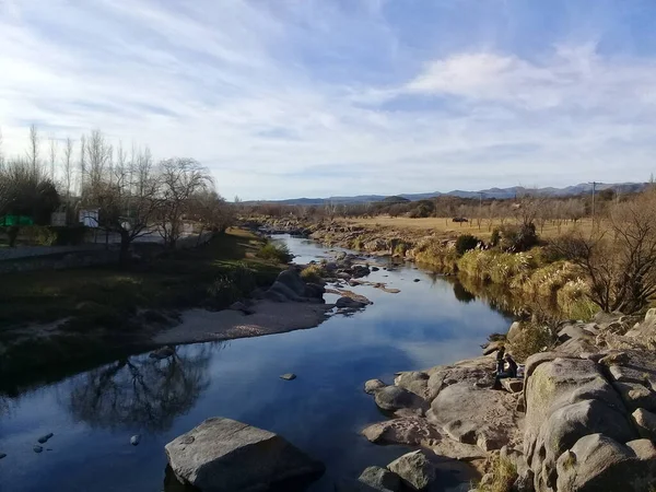 Rio Panaholma Cordoba Argentina - Stock-foto