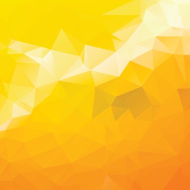 Renkli üçgen geometrik sarı arka plan, vektör çizim Eps10. İş sunumları için geometrik tasarım.