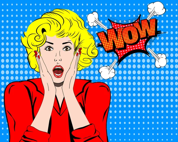 Vay canına. Yüz Vay. İfade Vay. Açık ağız vektör sürpriz kadınla. Pop art mucize kadın. Duygu Vay. Komik kadın Vay. Sürpriz pop sanat kız. Şok. Şok kadın. Sürpriz yüz. Merak yüz.