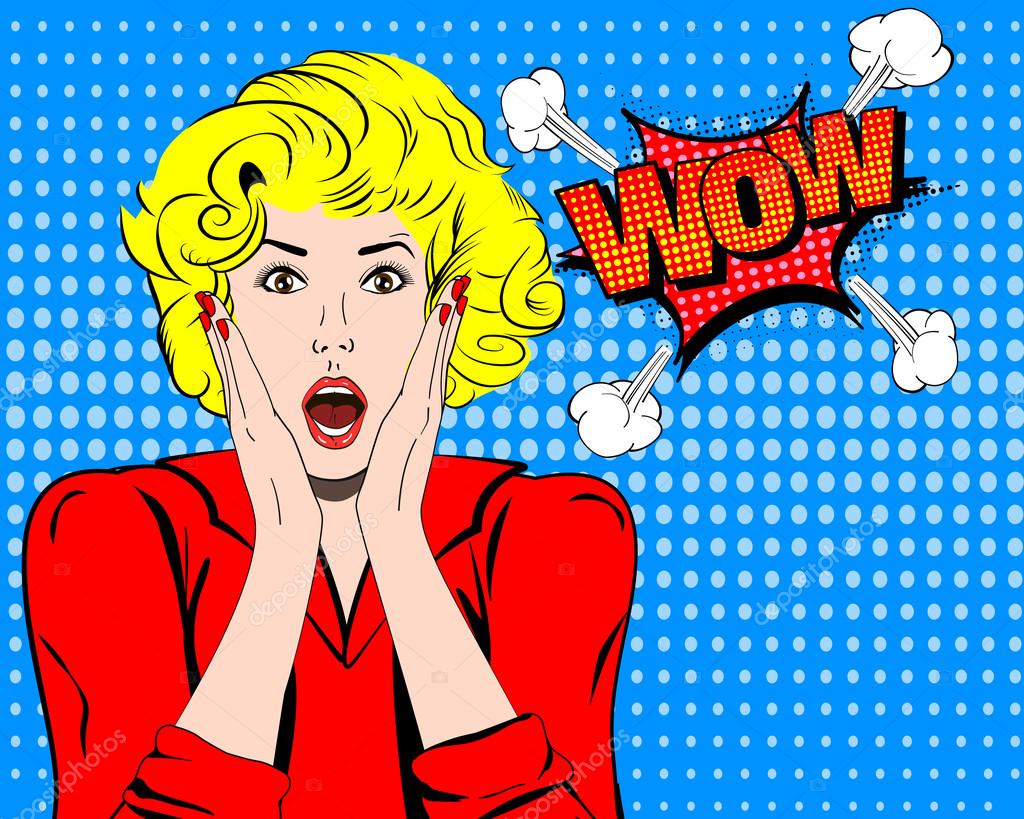Wow. Wow face. Wow expression. Surprised woman with open mouth vector. Pop art wonder woman. Wow emotion. Wow Comic woman. Surprised pop art girl. Shock. Shock woman. Surprised face. Wonder face. Stock Wow. Wow face. Wow expression. Surprised woman with open mouth vector. Pop art wonder woman. Wow emotion. Wow Comic woman. Surprised pop art girl. Shock. Shock woman. Surprised face. Wonder face. Stock
