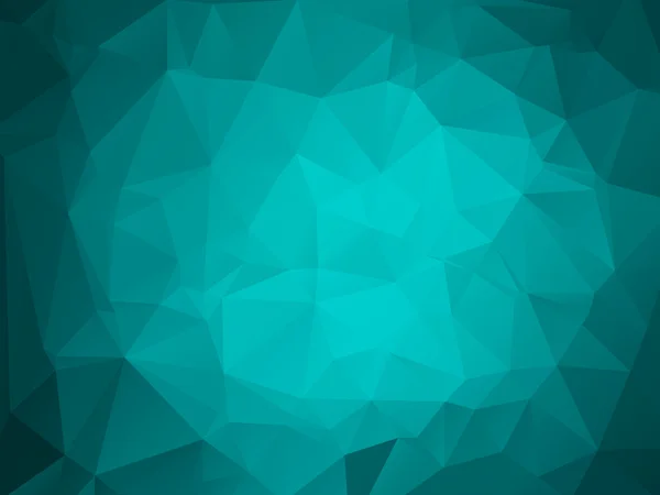 Fondo de polígono colorido o marco vectorial. Fondo geométrico triangular abstracto, ilustración vectorial EPS10. Diseño geométrico para presentaciones de negocios. azul de aqua verde azulado — Archivo Imágenes Vectoriales