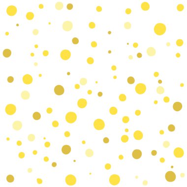 Beyaz arka plan üzerinde izole trendy altın çember noktalar. vektör geometrik desen çizim.