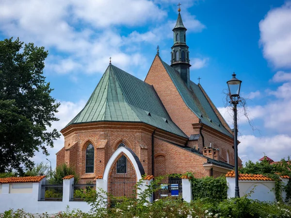 Radom Polónia Julho 2021 Uma Igreja Gótica Medieval Saint Waclaw — Fotografia de Stock