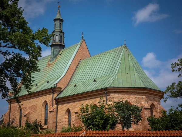 Radom Polónia Julho 2021 Uma Igreja Gótica Medieval Saint Waclaw — Fotografia de Stock