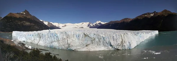 Foto Panormica Del Glaciar Perito Moreno Calafate Argentyna — Zdjęcie stockowe
