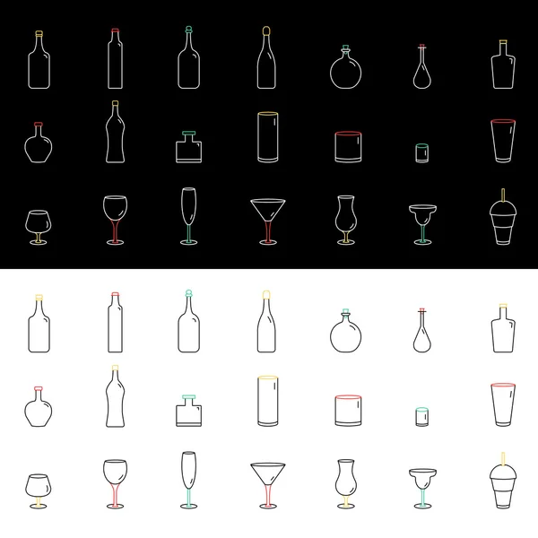 Bar cam Icon set