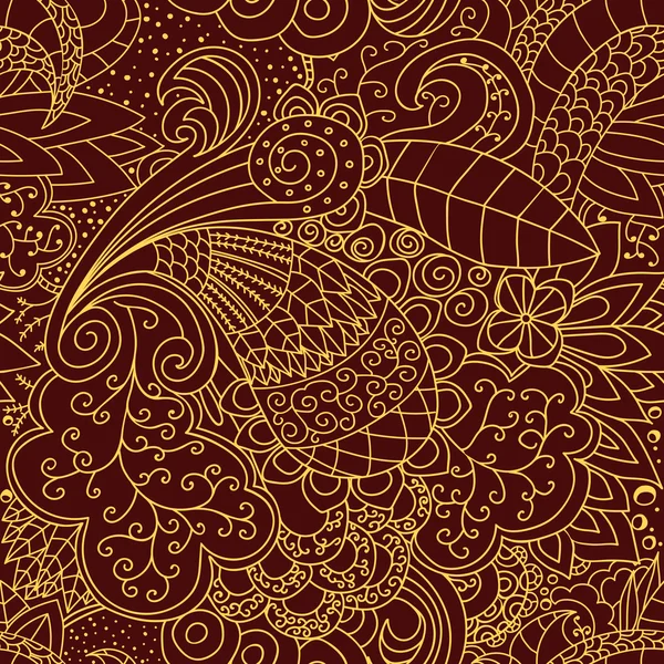 Seamless floral pattern. — Stock Vector