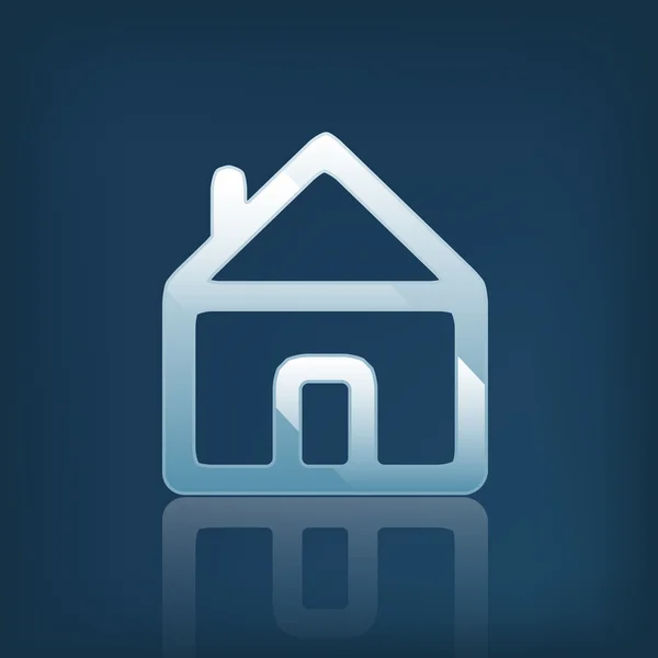 Minimalistický dům icon. — Stockový vektor
