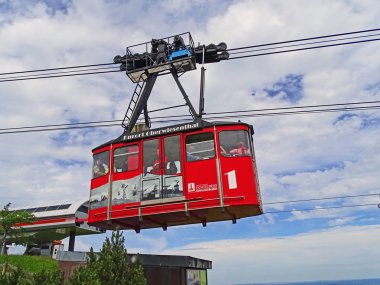 Fichtelberg teleferik Oberwiesenthal içinde