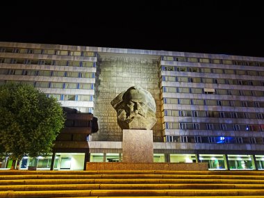 Karl Marx'ın anıt Chemnitz (Almanya)