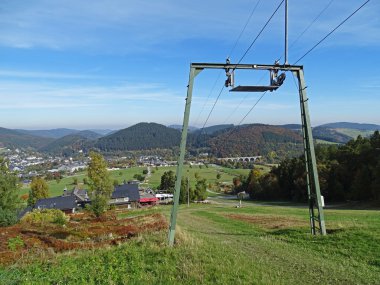 Sauerland bölgesinin (Almanya Willingen şehir üzerinde göster)