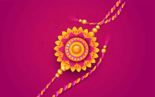 Raksha Bandhan Yaratıcı Rakhi Resimleriyle Tasarım Şablonu