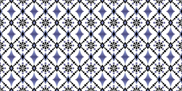 Etnická Kolekce Vzorů Geometrické Vzory Archivních Tónech Pro Potištěné Textilie — Stockový vektor