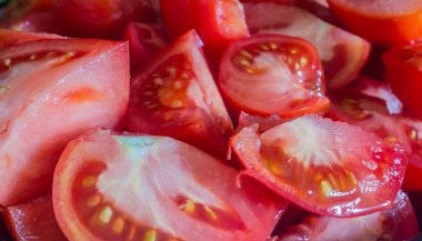 birçok domates işleme pişirme