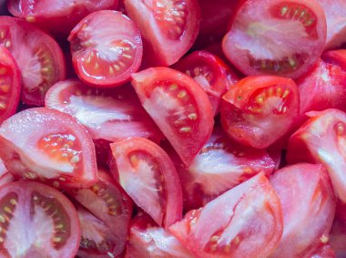 birçok domates işleme pişirme