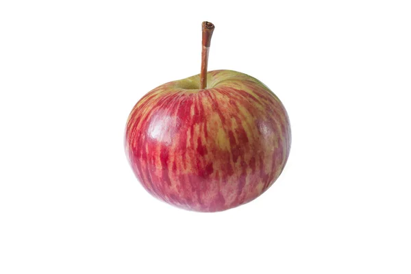 Fondo blanco manzana roja madura Imagen de archivo