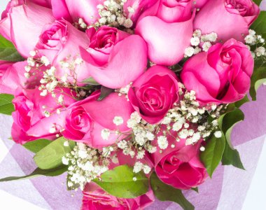 birçok çiçek gül buketi