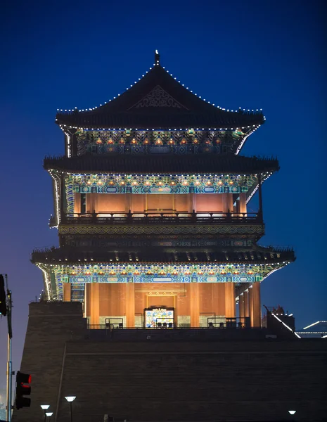 China Peking verbotene Stadt in der Nacht — Stockfoto