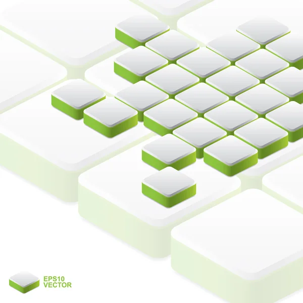 Teknolojik arka planı yeşil, yeşil taşları dizisi