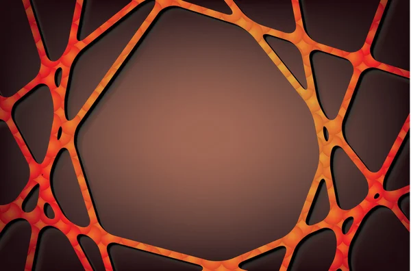 Kahverengi zemin turuncu satırlarında dokulu