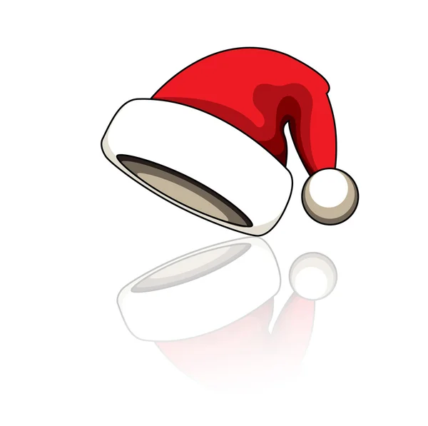 Santa klauzuli kapelusz wektor — Wektor stockowy