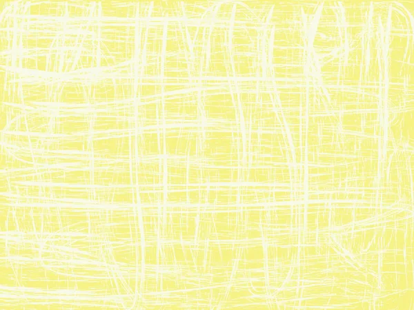 Abstrakter gelber Hintergrund mit verworrenen Linien — Stockfoto