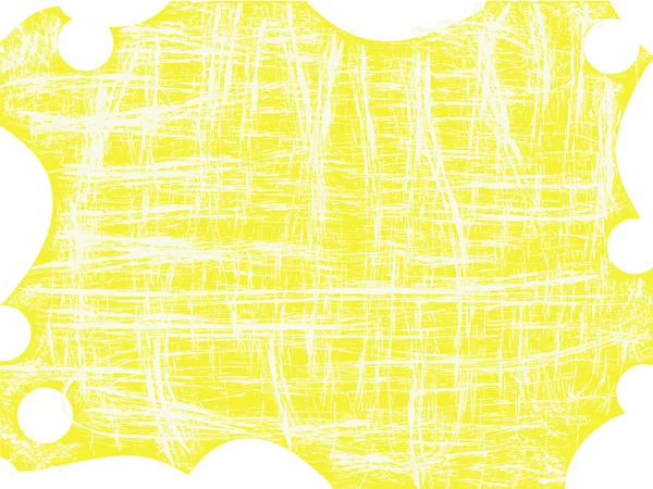 Abstrakter gelber Hintergrund mit verworrenen Linien — Stockfoto