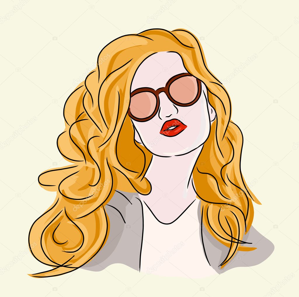 Fashion woman in sunglasses