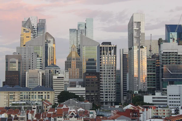 Udsigt over Singapores Chinatown - Stock-foto