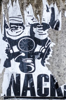 Street sökük resim - kadar - Poster - stok fotoğraf yapıştırmak