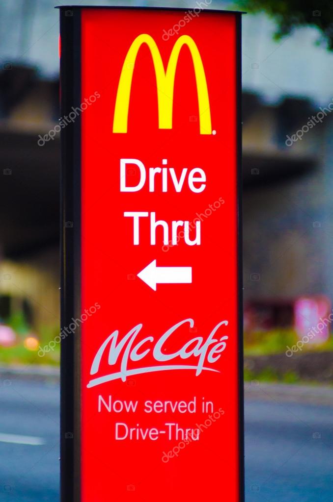 Drive Thru Sign Royalty-Free Images, Stock Photos & Pictures