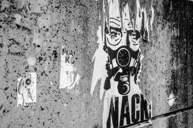 Street sökük resim - kadar - Poster - stok fotoğraf yapıştırmak