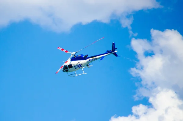 Channel 9 News Helicopter — Stock Photo, Image