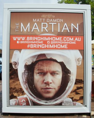 The Martian Movie Poster in Sydney, Australia  clipart
