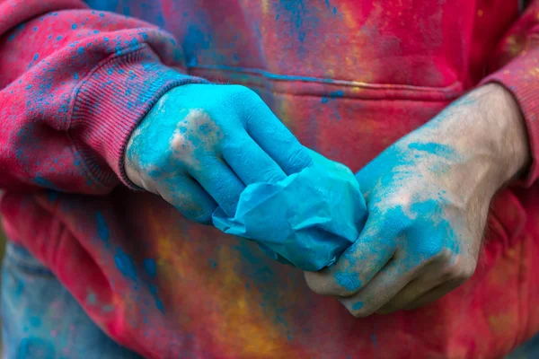 Kleurrijke handen — Stockfoto