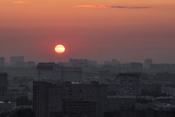 Sunrise over Moscow — Stock Photo, Image