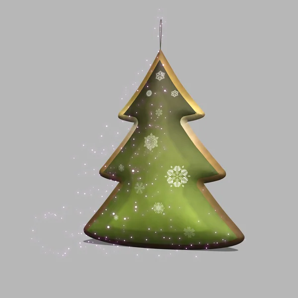 Plush árvore de Natal — Fotografia de Stock