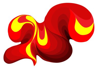 Kırmızı soyut grafiti