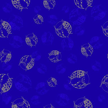 Baykuşlar seamless modeli