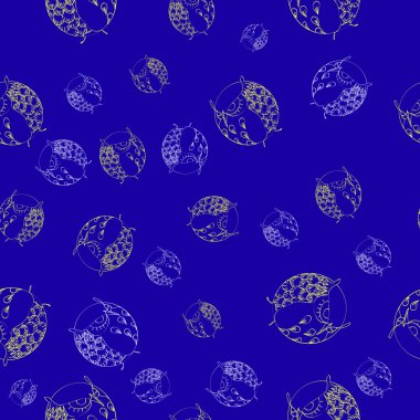 Baykuşlar seamless modeli