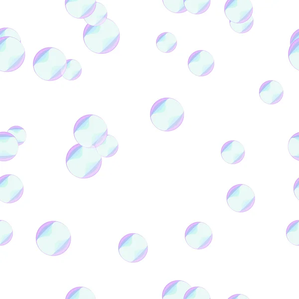 Burbujas patrón de fondo — Vector de stock