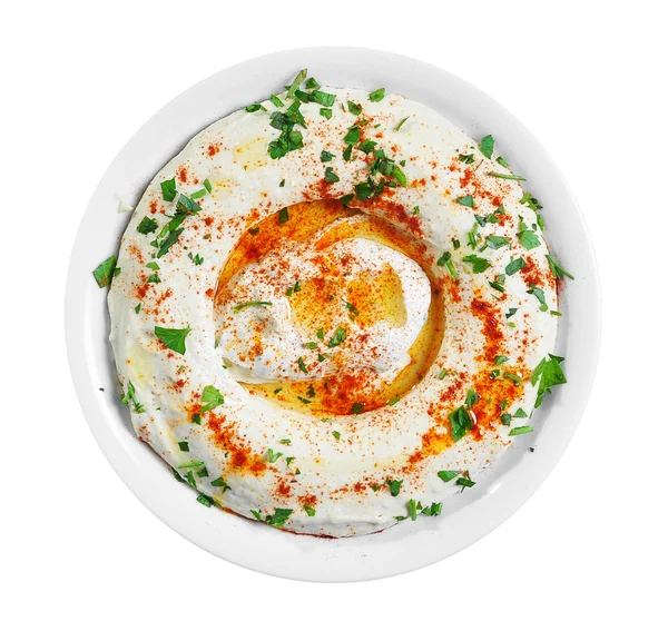 Salada Hummus — Fotografia de Stock