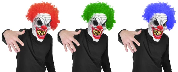 Kwaad clowns — Stockfoto